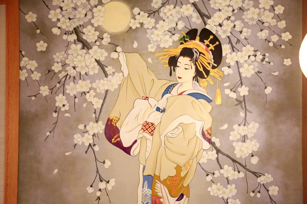 居酒屋店内壁画