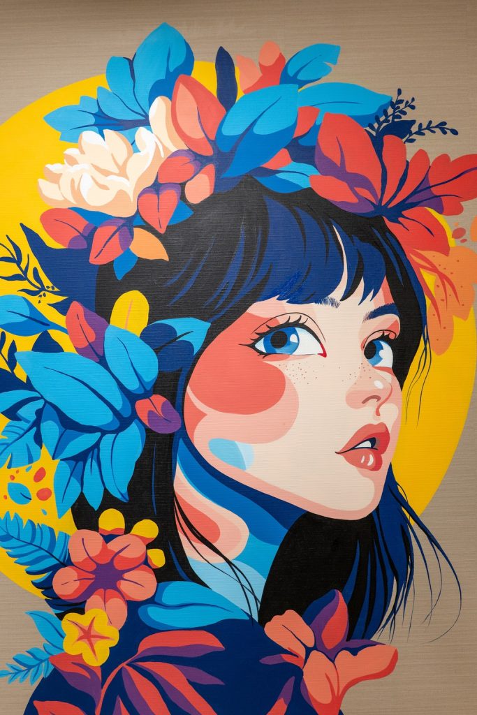 川口にあるオフィス壁画制作