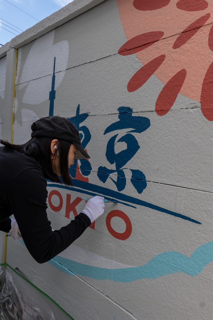 GLOU 東新宿ホテルの壁画アート