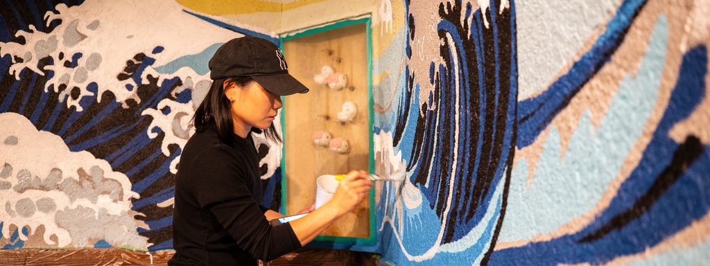 壁画アート,壁画会社,オフィス壁画,手描き壁画,ウォールアート