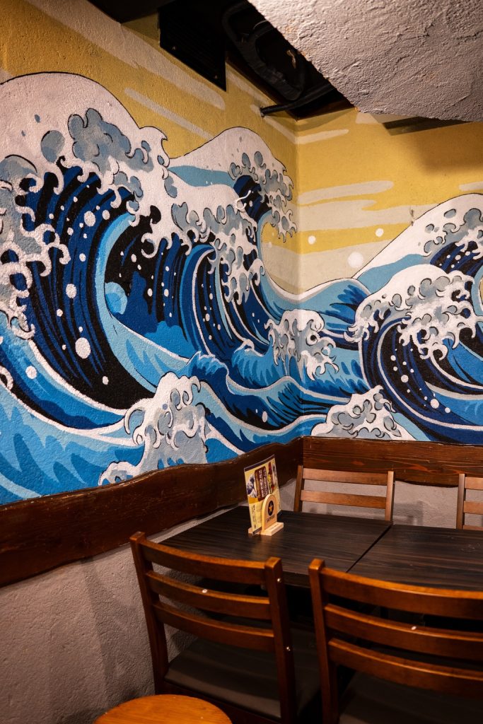 池袋 居酒屋「海の司」店内壁画制作
