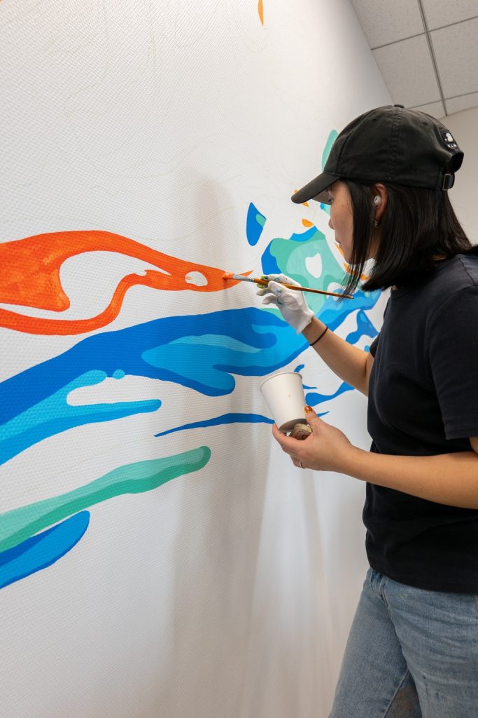 虎ノ門ヒルズオフィスアートの制作