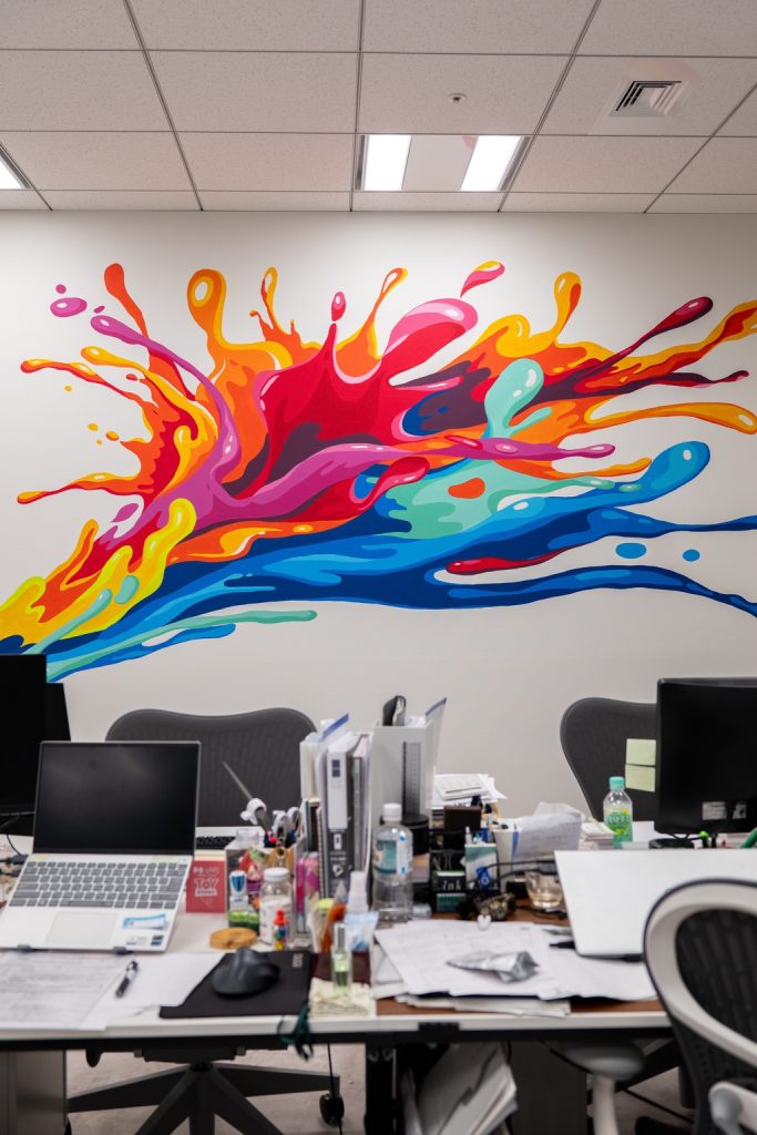 虎ノ門ヒルズオフィスアートの制作