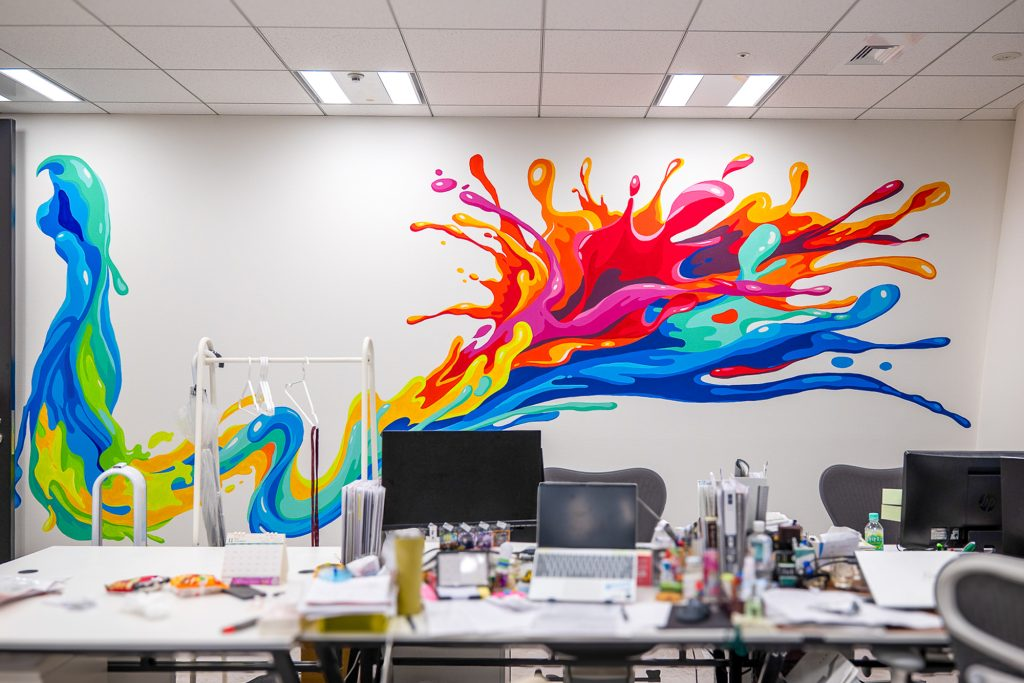 壁画アート,壁画会社,オフィス壁画,手描き壁画,ウォールアート