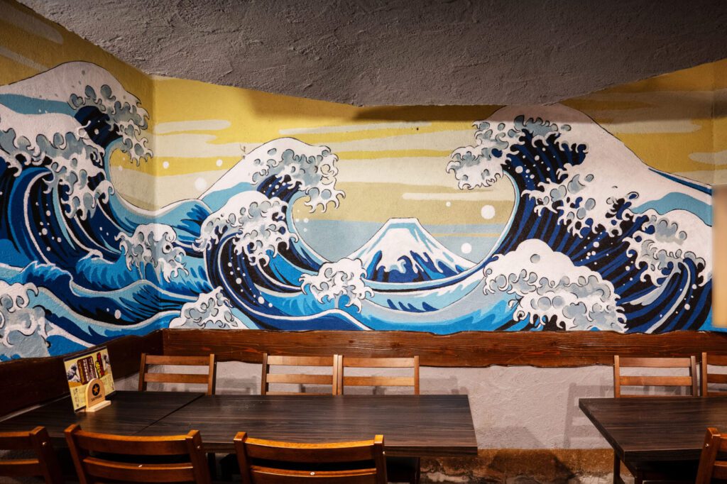 居酒屋海の司壁画制作